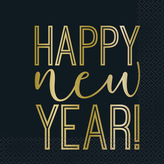 ROARING NEW YEAR LUNCH NAPKINS PACK OF 16