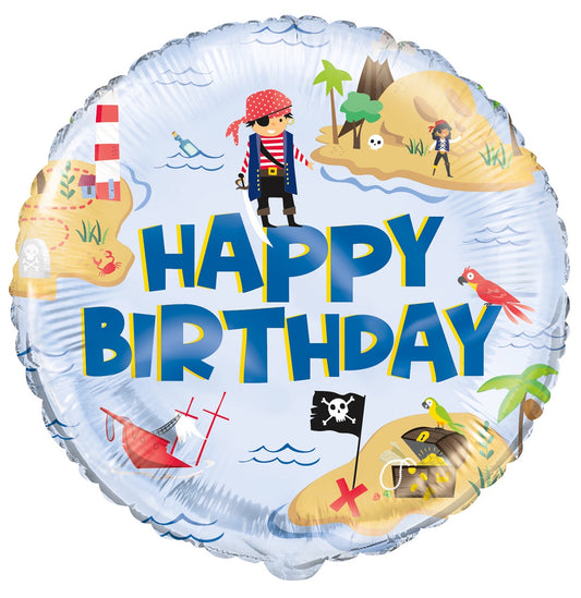 Ahoy Pirate 18" (45cm) Foil Balloon