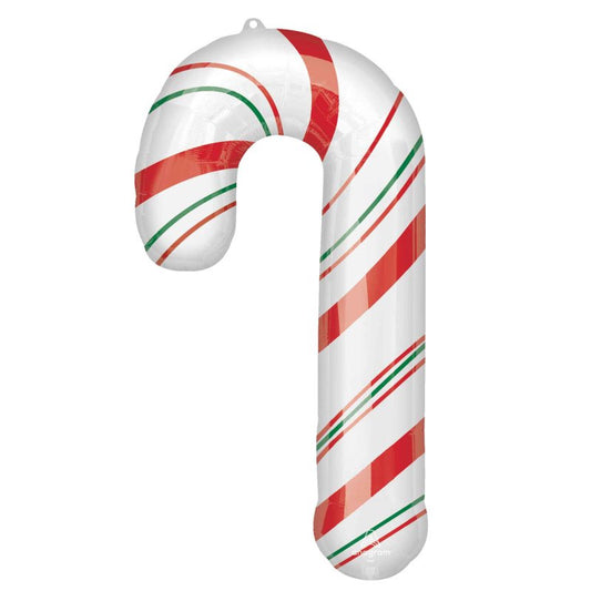 SuperShape Merry Christmints Candy Cane Foil Balloon – 50cm x 93cm