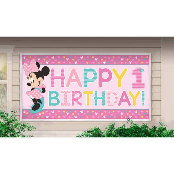 Baby Minnie Fun To Be One Giant Foil Banner