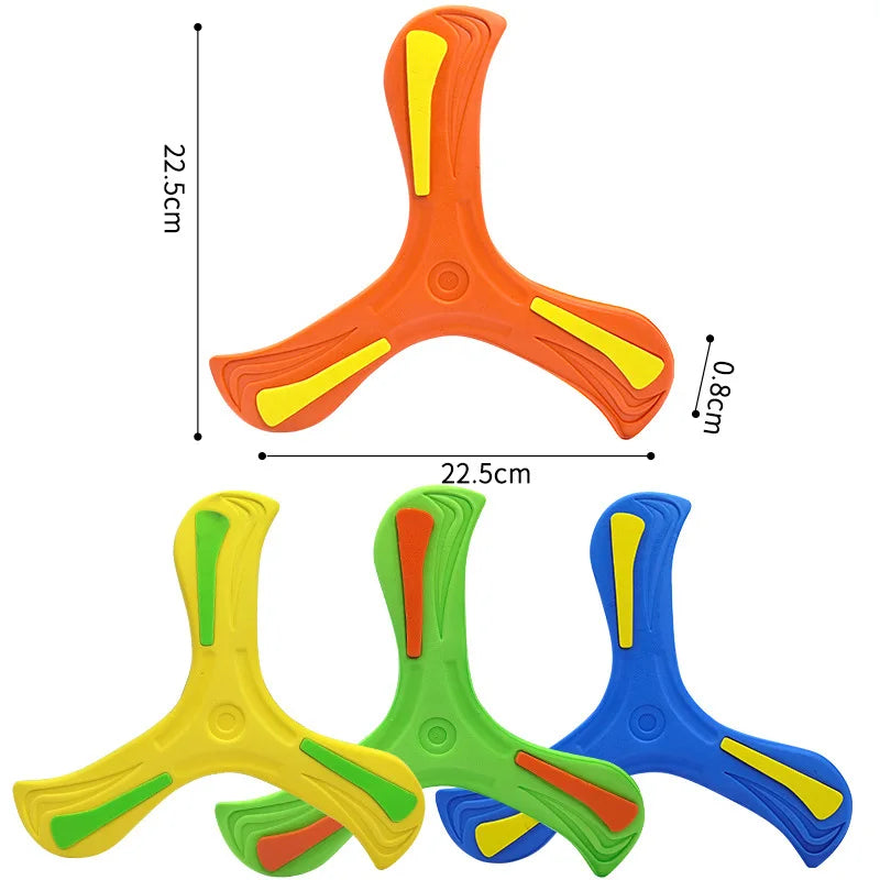 Children Holiday Outdoor Parent-Child Interactive Games Stress Relief Sports Toy Shamrock Boomerang Holiday Gift