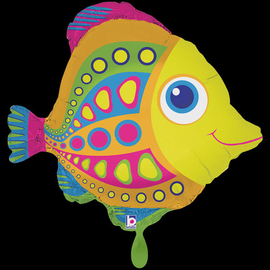 22" Chip Fish Foil Balloon – Perfect for Parties & Events
