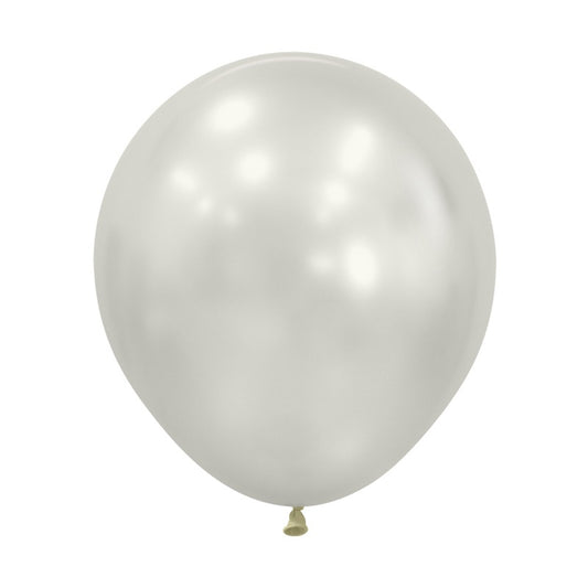45cm(18") Silk Oyster White Pack Of 6