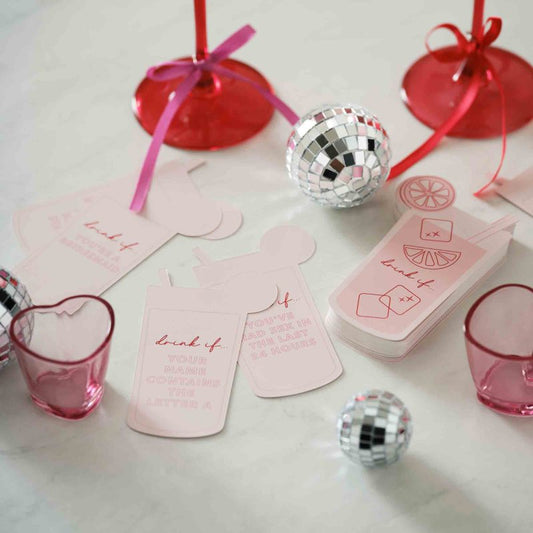 Drunk in Love Drinking Game - 50 Fun "Drink If" Cards for Bachelorette & Hen Parties