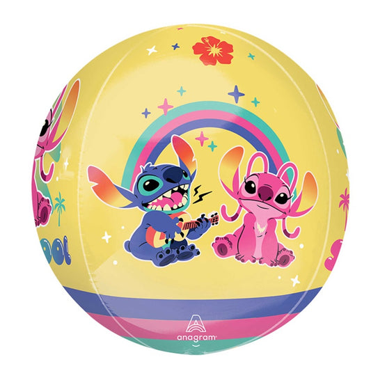 Orbz XL Lilo & Stitch G40 Inflatable Balloon - 38cm x 40cm Disney Party Decor for Birthdays & Themes