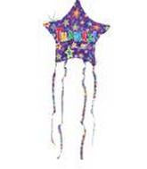 23" Thanks Shooting Star FOIL BALLOON