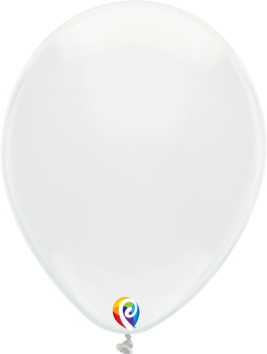 Funsational Balloons Crystal Diamond 12" Latex Balloons Pack Of 50