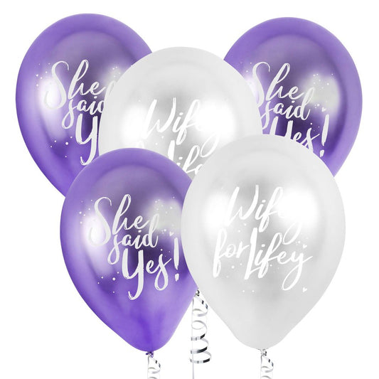 Bride Squad Latex Balloons 30cm Pack of 5