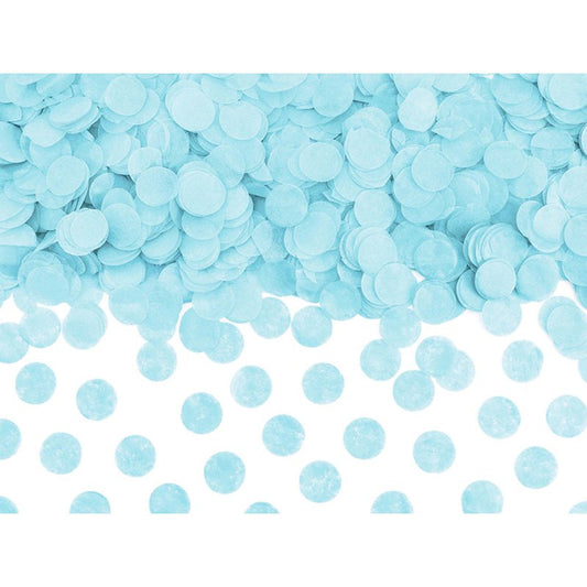 Sky Blue Tissue Paper Confetti 1.6cm – 15g