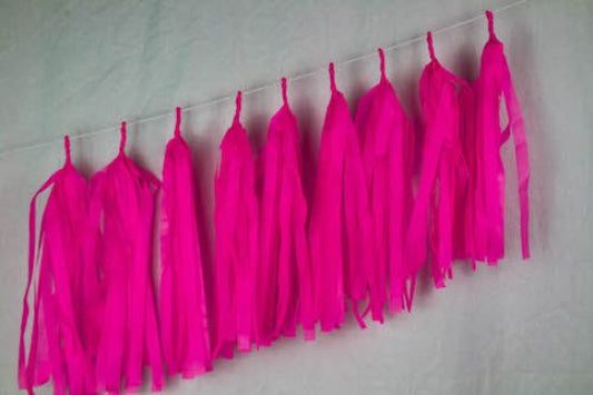 TASSELS TISSUE ROSE PINK