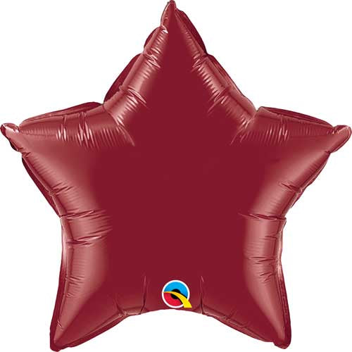 FOIL 20" STAR BURGUNDY
