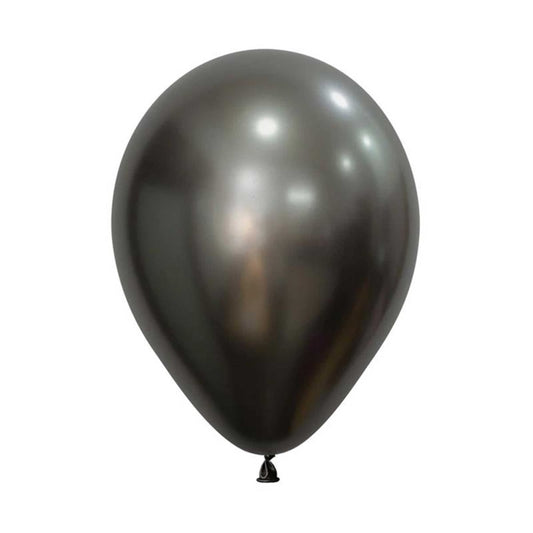 Latex Balloons 12"(30cm) Sempertex Silk Midnight Grey Pack of 50