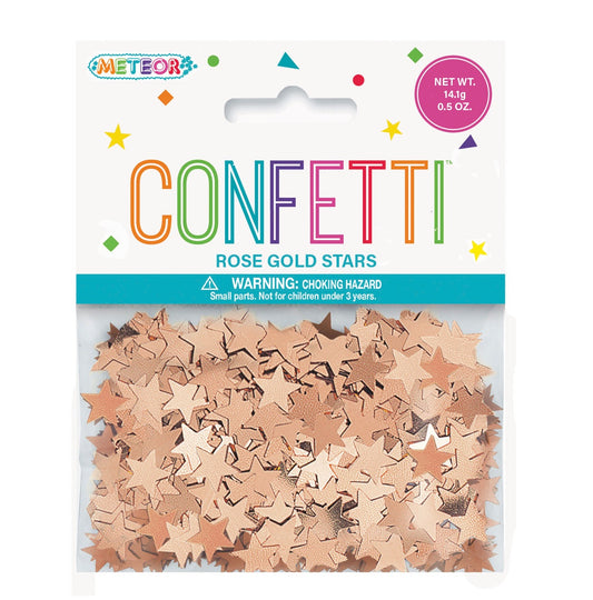 Rose Gold Stars Confetti 14.1g (0.5oz)