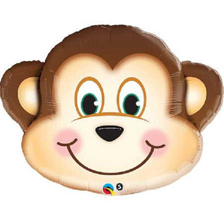 Large Foil Supershape Balloon 35" Mischievous Monkey