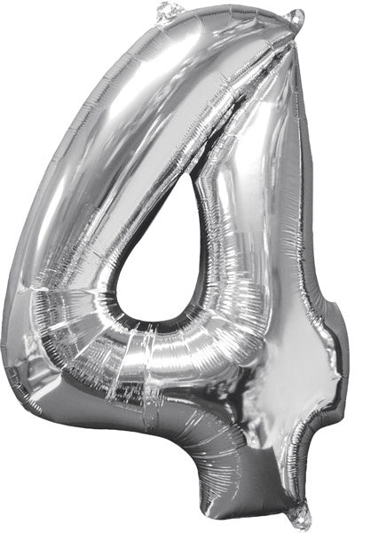 Foil Balloon Medium Size Silver #4