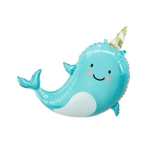 Blue Narwhal 71cm Shape P1