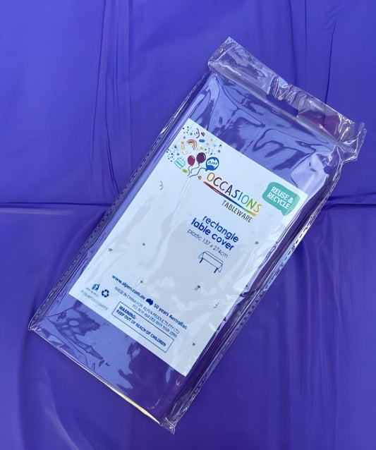 Table Cover Rectangle Purple 137x274cm