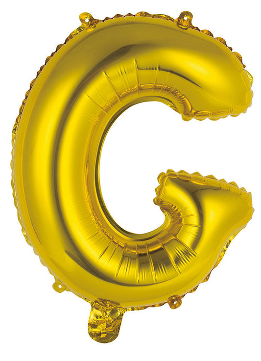 Gold Letter G Foil Balloon 35cm