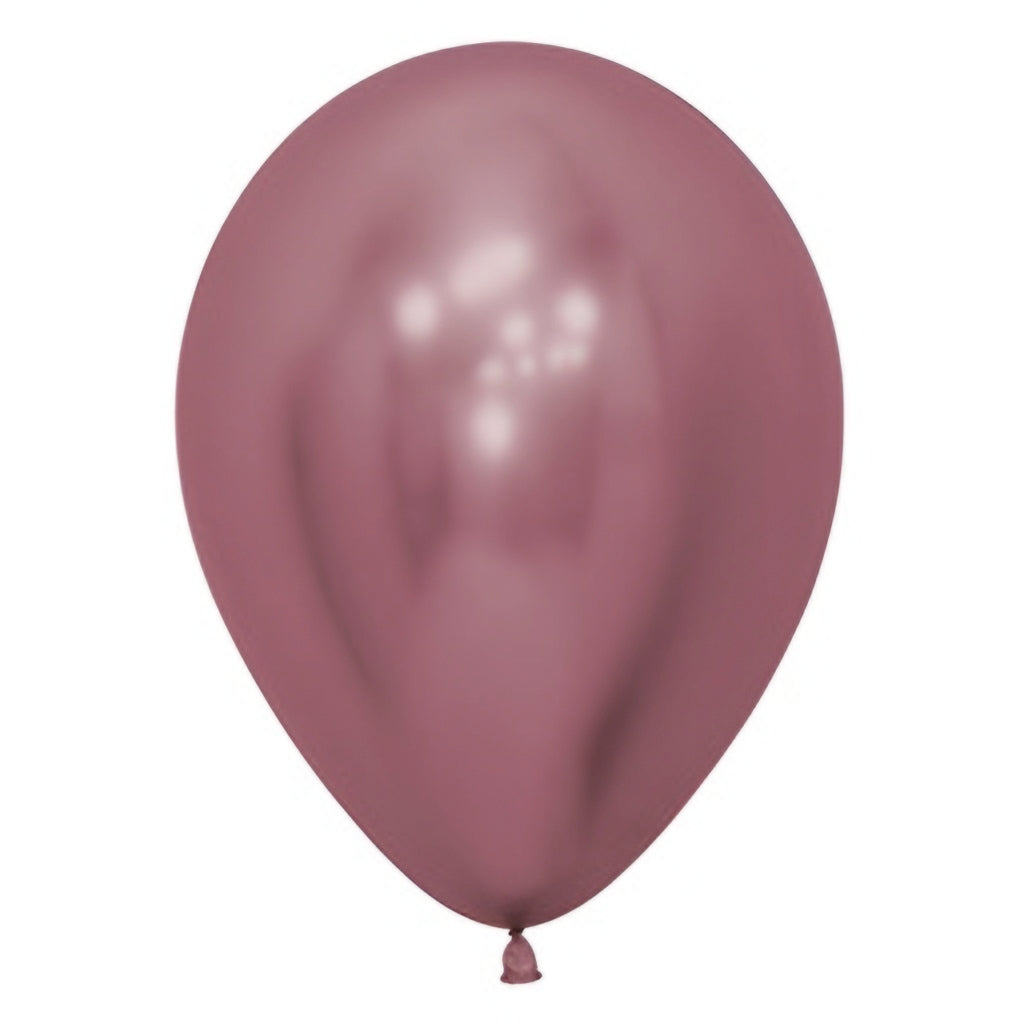 Reflex Pink Latex Balloons 12in / 30cm Pack of 50 Party Decoration