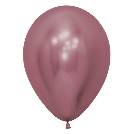 Reflex Pink Latex Balloons 12in / 30cm Pack of 50 Party Decoration