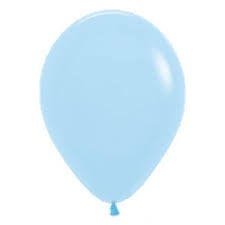 Latex Balloon 11"(28cm) Matte Pastel Blue Pack Of 100