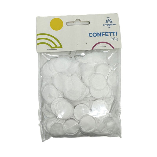 White Tissue Paper Confetti 2cm – 28g