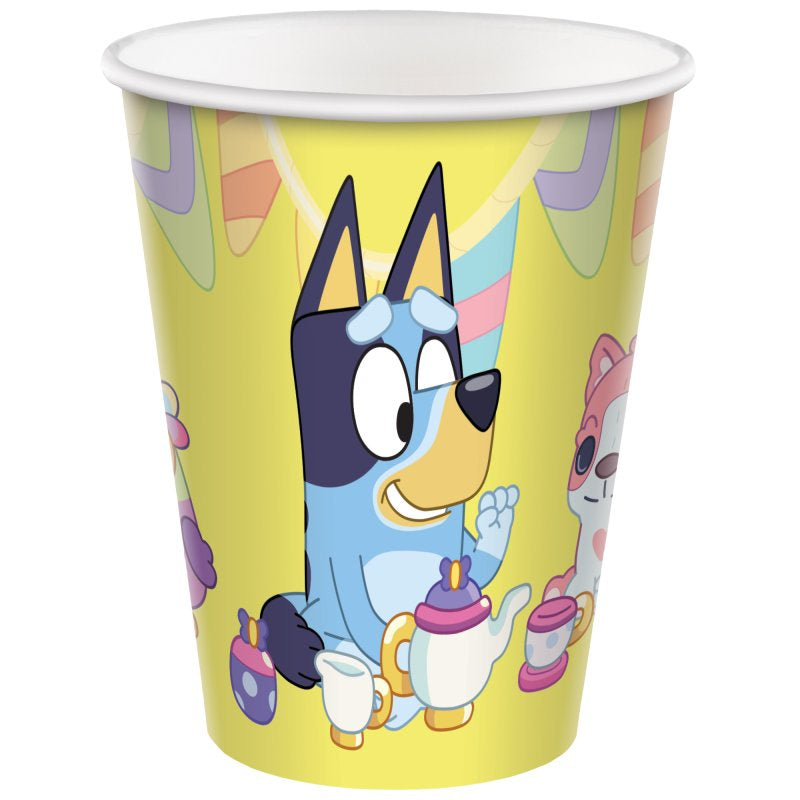 Bluey Paper Party Cups 9oz (266ml) – 8 Pack