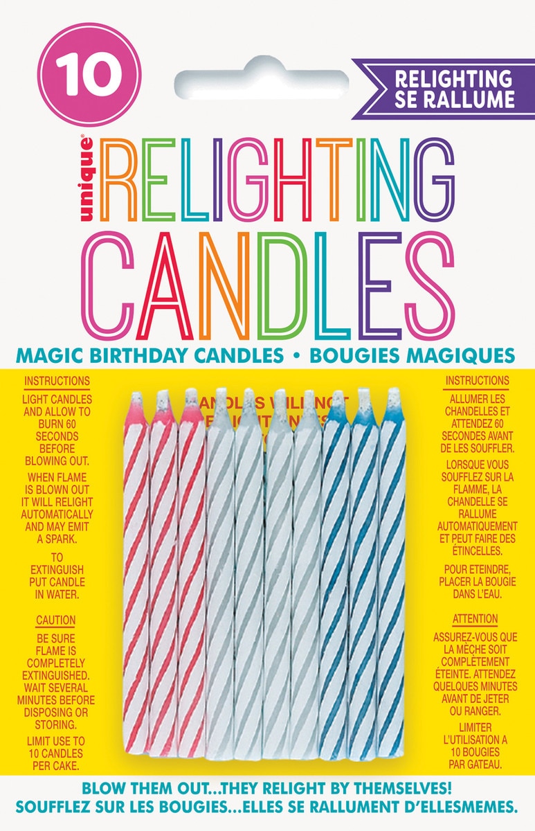 Magical Spiral Candle Multicolor Pack of 10