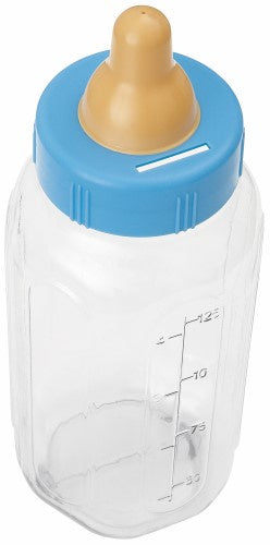 Money Bank Blue Large Baby Bottle