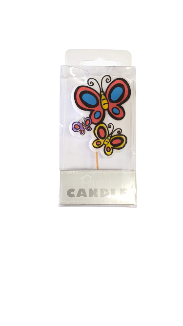CANDLE CHARACTER BUTTERFLY