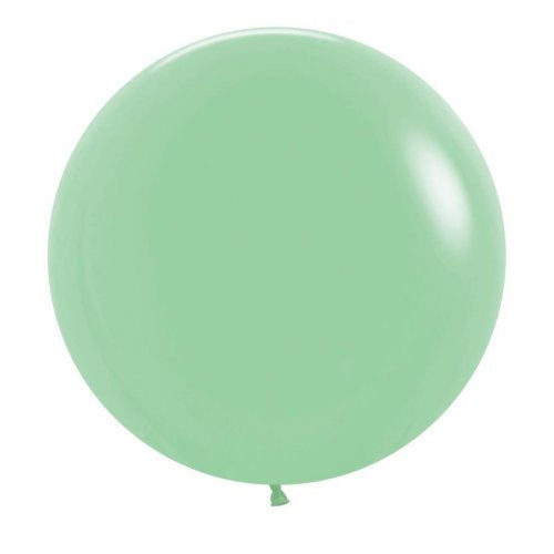 60cm Std Mint Green Round Balloon Pack Of 3