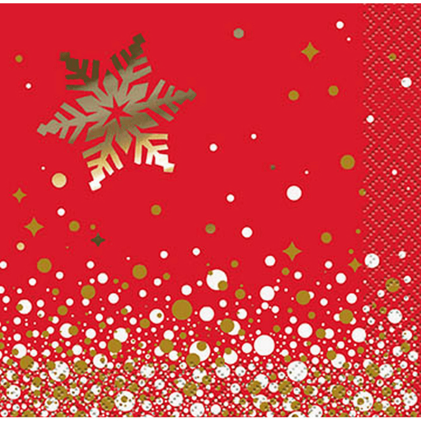 GOLD SPARKLE XMAS 16 BEV NAPS