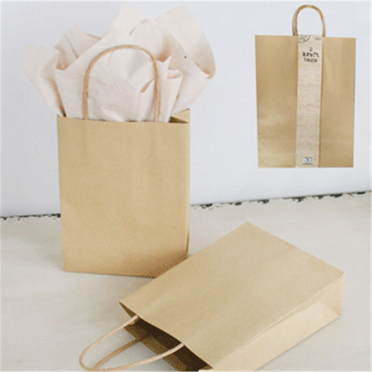 2PK XLRGE BROWN KRAFT BAG (33X45.7X10CM)
