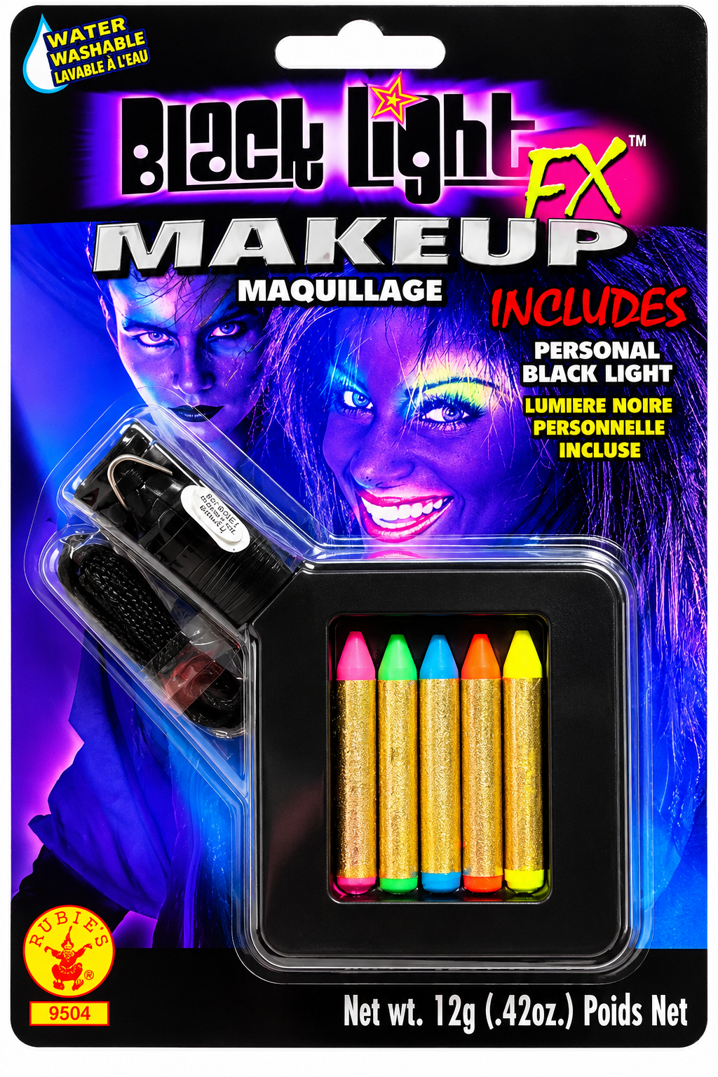 Blacklight Makeup 5 Colour Liner