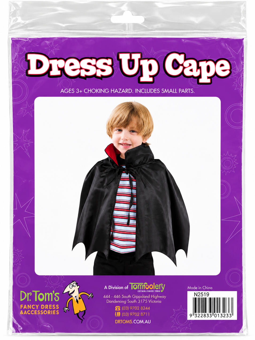 Deluxe Cape Black 36"
