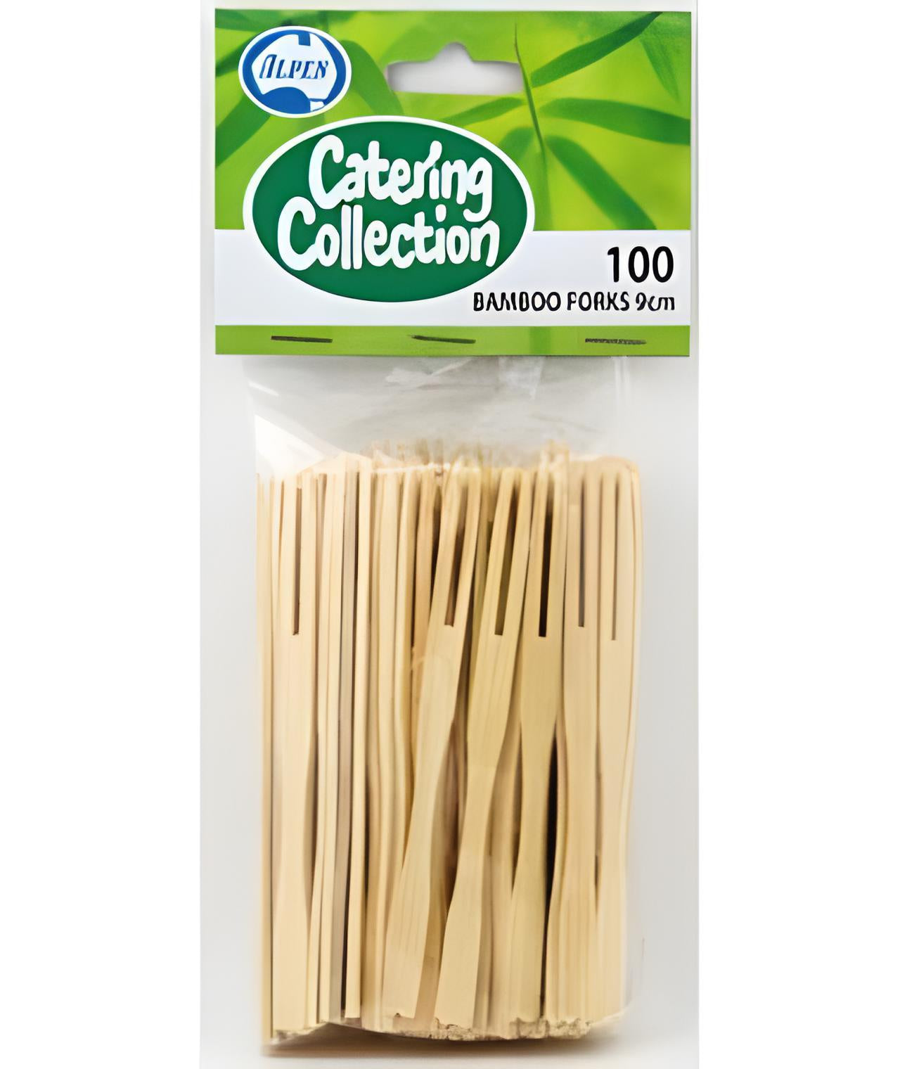 Cocktail Bamboo Forks Pack Of 100
