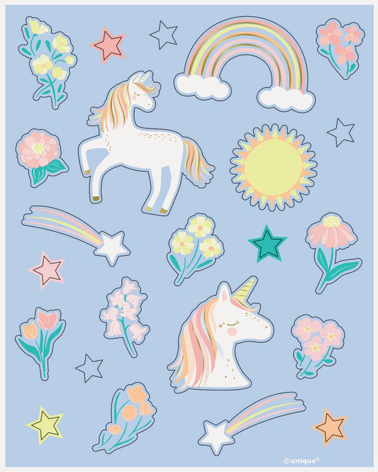 Dainty Unicorn 4 Sticker Sheets