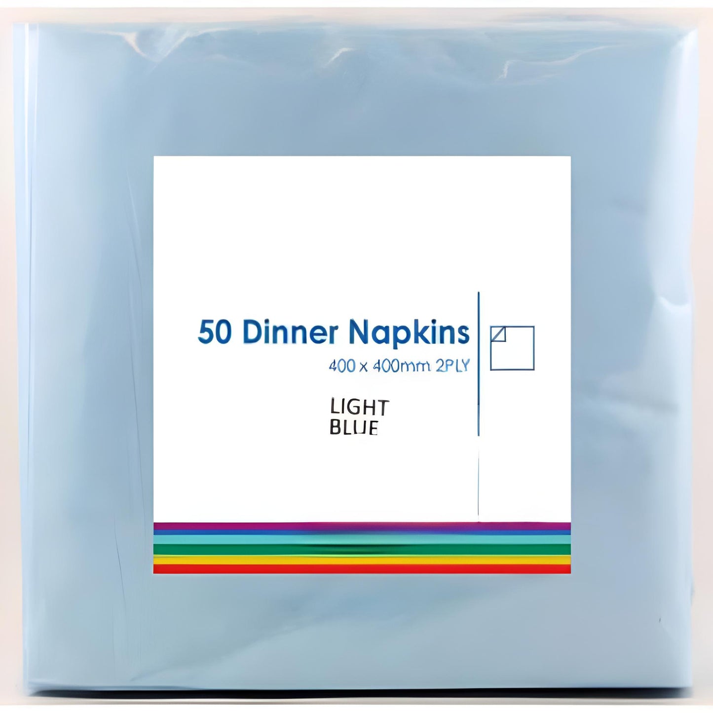 Dinner Napkins Light Blue Pack Of 50