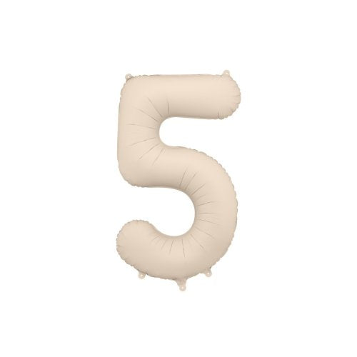 Nude Number 5 Foil Balloon 34" (86cm)