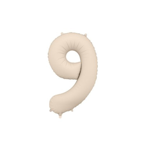 Nude Number 9 Foil Balloon 34" (86cm)
