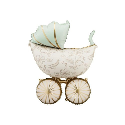 Baby Carriage Foil Balloon 67x97cm