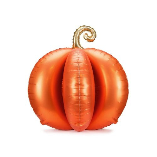 Orange Pumpkin 3D Foil Balloon 90x90cm