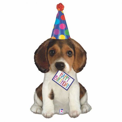 41inch Birthday Puppy Foil Balloon