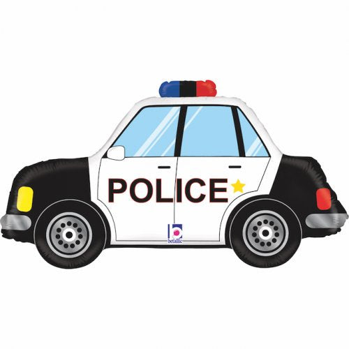 34" Foil Super Shape Balloon Monster Police Car Shape