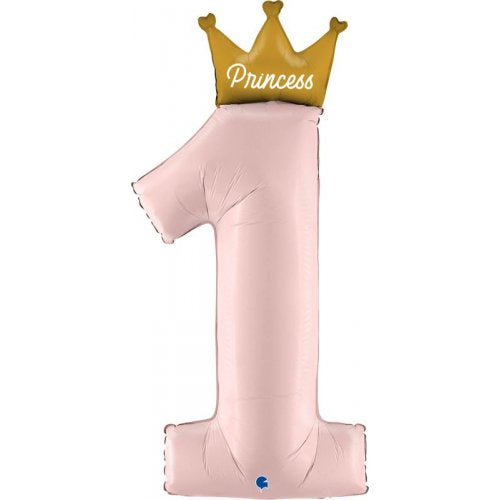 46inch My 1st Birthday Princess Shape P1