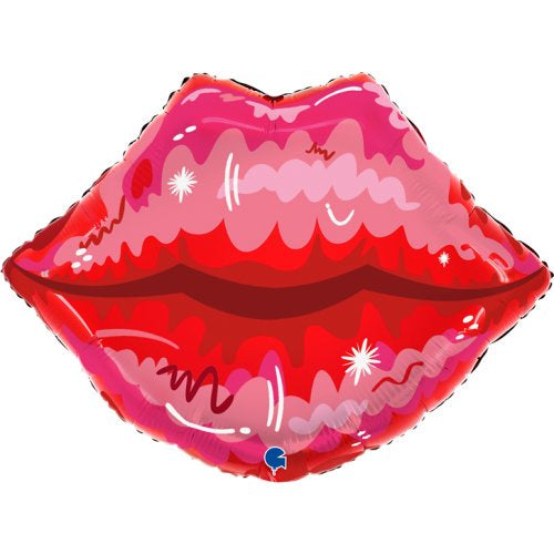 Foil Balloon Supershape 22inch Lips Shape P1