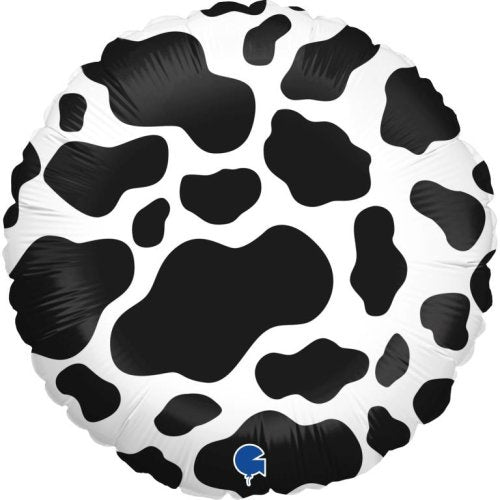 Moo Moo Cow Round Foil Balloon 18" (45cm)