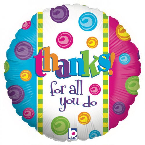 Thanks Marbles 18"(45cm) Foil Balloon