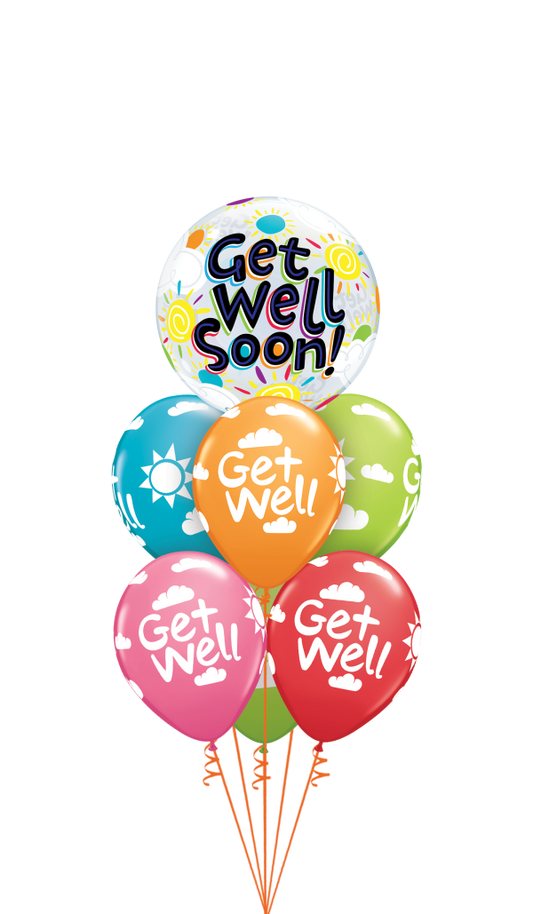 Get Well Balloon Bouquet #102