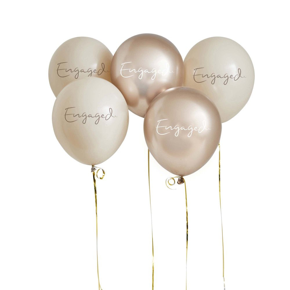 Engagement Latex Balloons 30cm Pack of 5